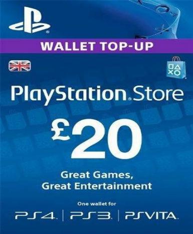 PlayStation Network Card (PSN) &pound;20 (UK)