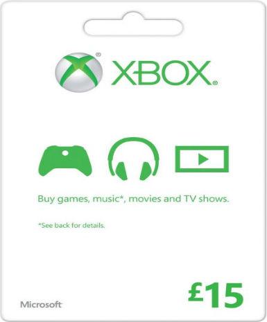 Xbox Live &pound;15